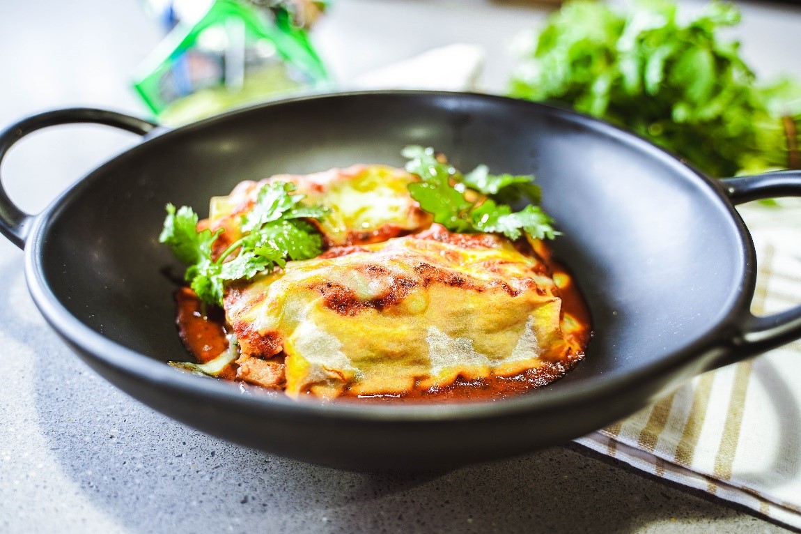 Chicken and Vegetable Enchiladas