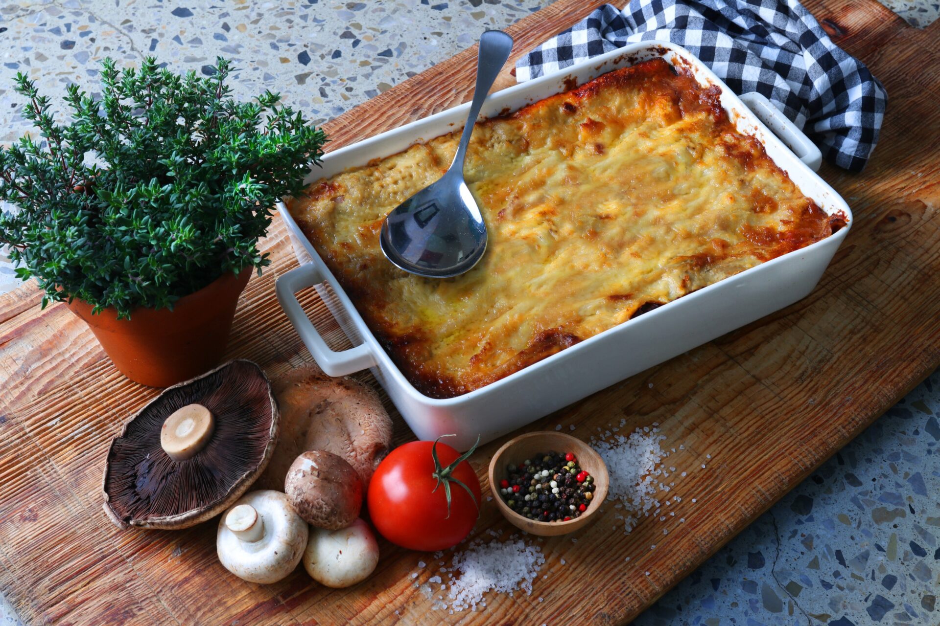 Mandy Hall’s Hearty Vegetarian Lasagne